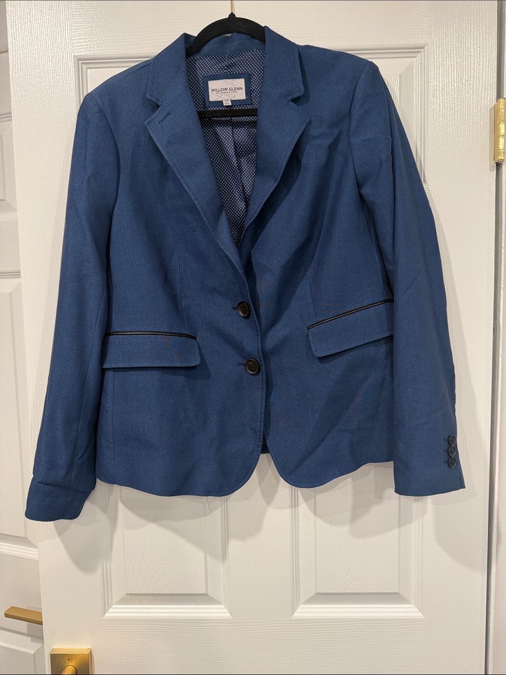 Willow Glenn Classic Tailored Blue Blazer for Women